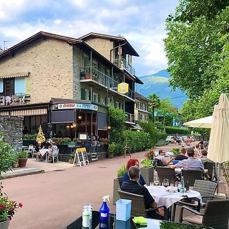 Отель Osteria La Riva Minusio Экстерьер фото