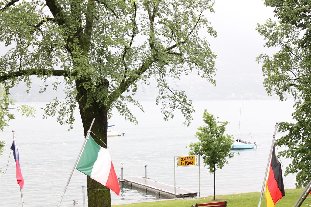 Отель Osteria La Riva Minusio Экстерьер фото